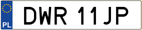 Truck License Plate